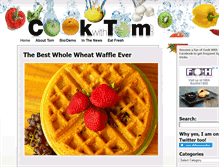 Tablet Screenshot of cookwithtom.com